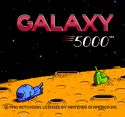 Galaxy 5000 Title Screen